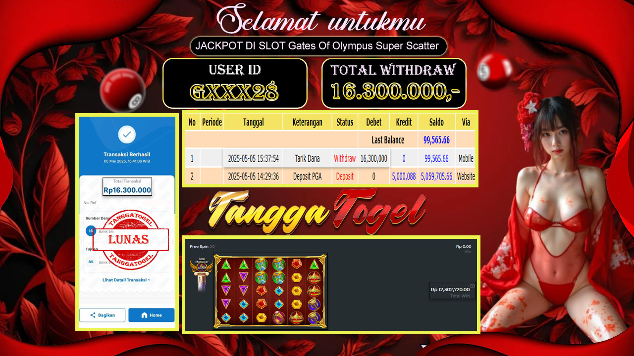 Bukti Jackpot Slot