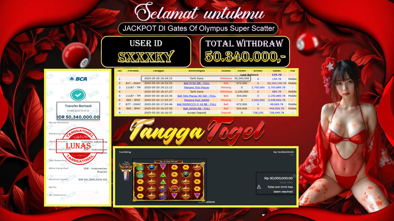 Bukti Jackpot Slot