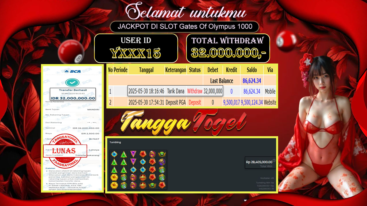 Bukti Jackpot Slot