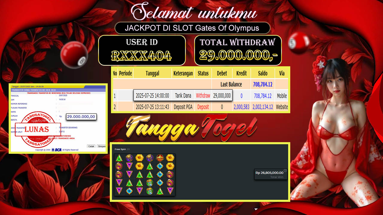 Bukti Jackpot