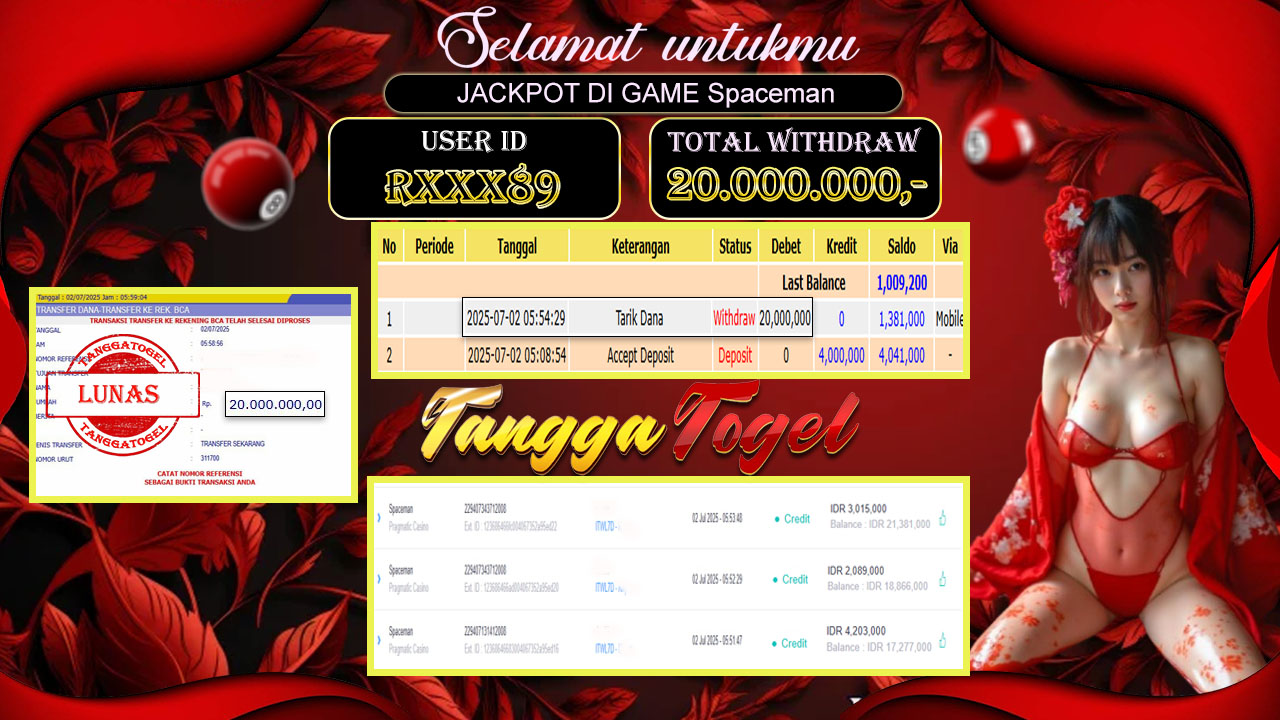 Bukti Jackpot Di Game
