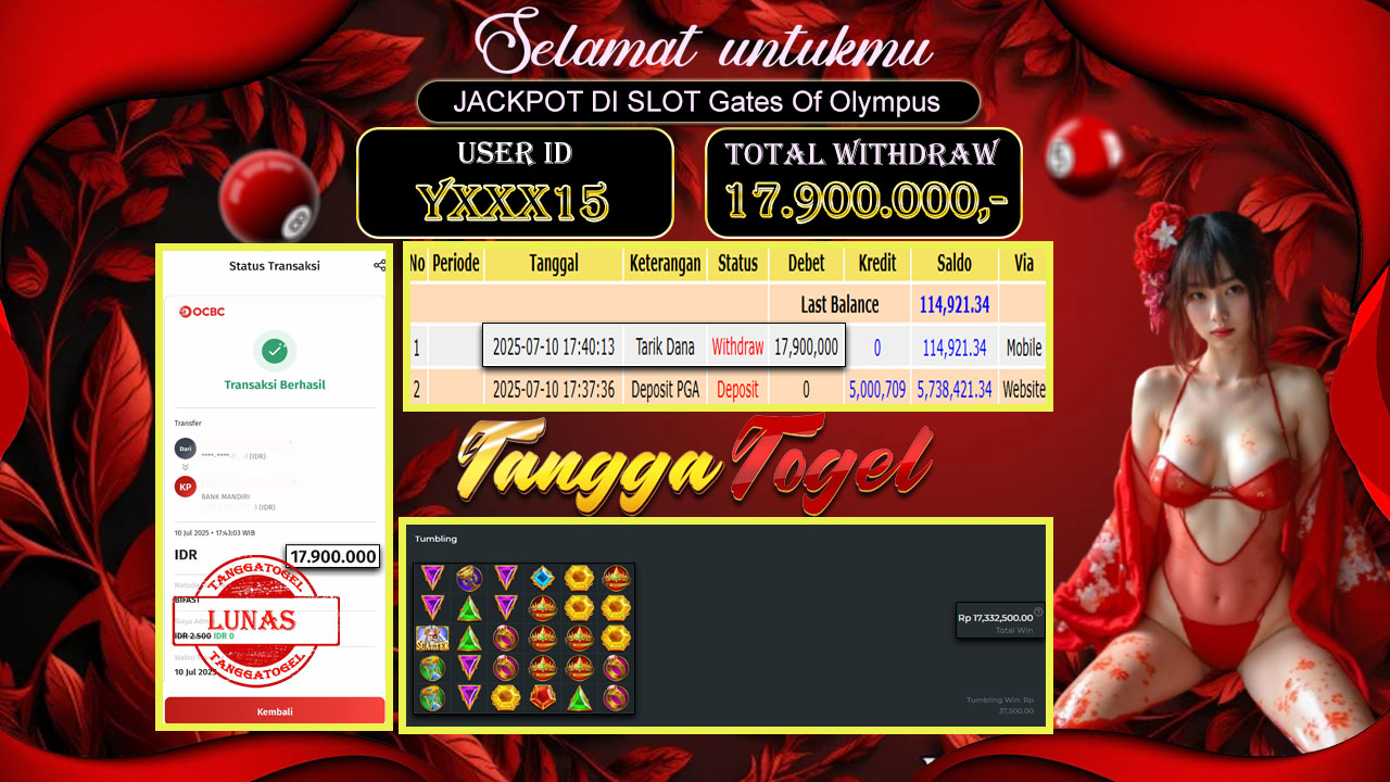 Bukti Jackpot